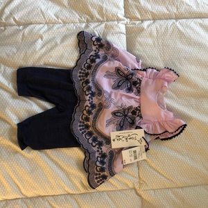 NWT Pippa & Julie two piece baby girl